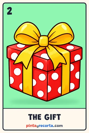 Gift card from the Christmas Lotería