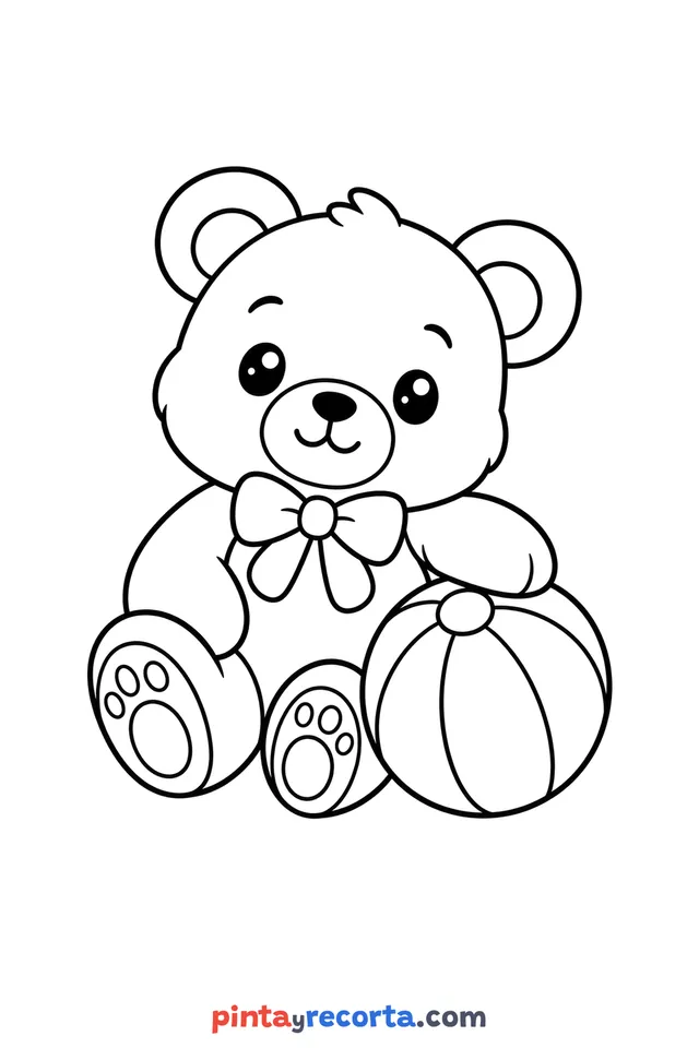 Three Kings Day toy coloring page, easy level with thick outlines and big spaces